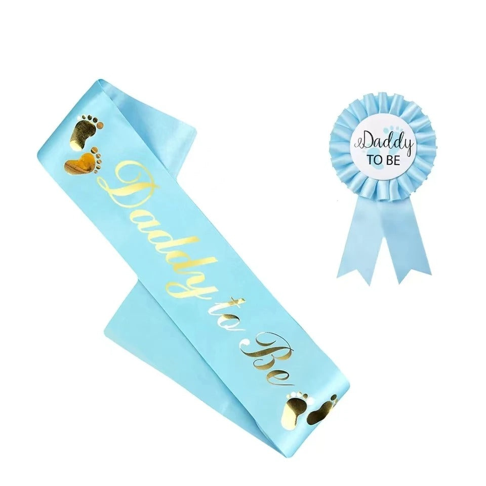 "Mom To Be" & "Daddy To Be" Kit – Sash & Badge