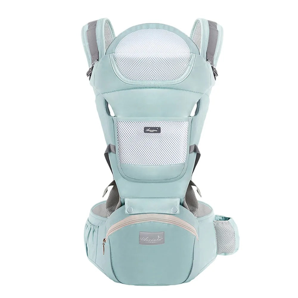 Ergonomisk Bärsele med Midjepall – Från Nyfödd till Småbarn