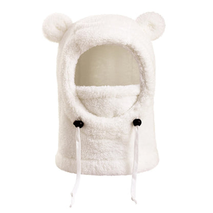 Barns Vinteransiktsmask & Mössa – Varm Balaclava med Fleece