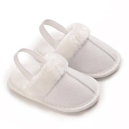 Baby Tofflor – Mjuka, Plyschfodrade Skor för Höst & Vinter (0–18 månader)