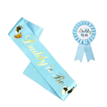 "Mom To Be" & "Daddy To Be" Kit – Sash & Badge