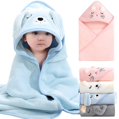 Hooded Baby Badcape – Köp 2, få fri frakt