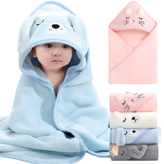 Hooded Baby Badcape – Köp 2, få fri frakt