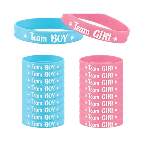 Gender Reveal Armband – Team Boy / Team Girl