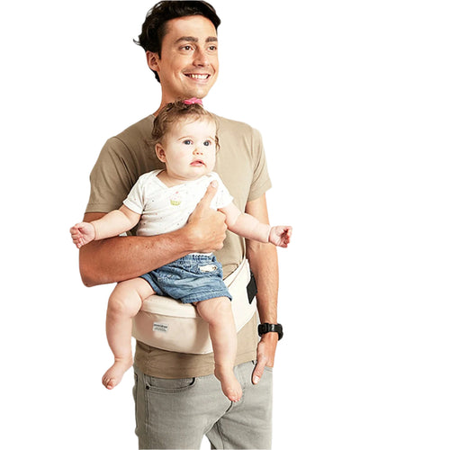 Babysäte med Midjebälte – Ergonomisk Bärsele med Höftstöd för Spädbarn & Småbarn