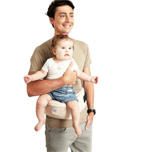 Babysäte med Midjebälte – Ergonomisk Bärsele med Höftstöd för Spädbarn & Småbarn