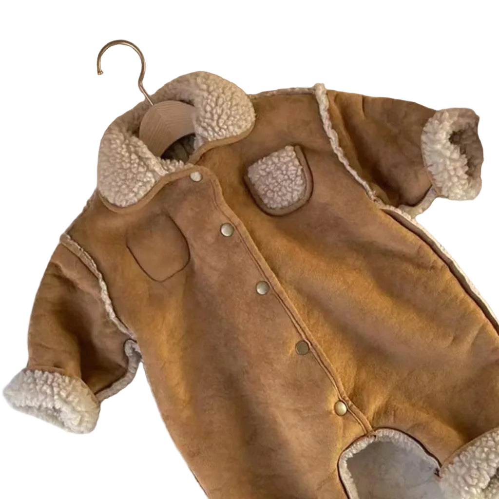 Vinterromper – Mjuk Plush Onesie för Baby (Unisex)