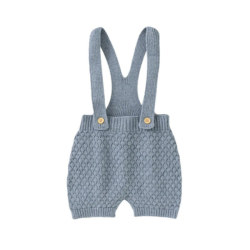 Ärmlös Babyromper – Somrig, Stickad & Unisex