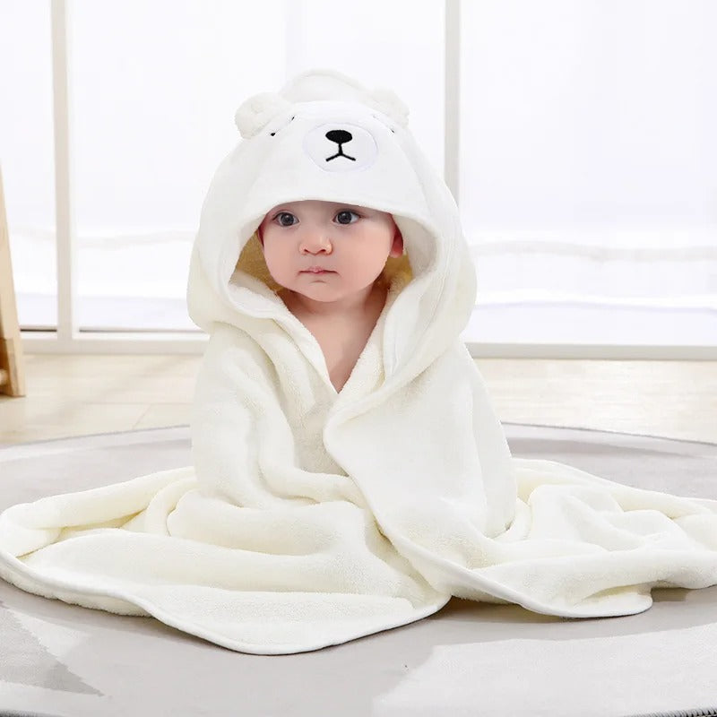 Hooded Baby Badcape – Köp 2, få fri frakt