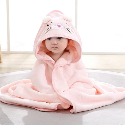 Hooded Baby Badcape – Köp 2, få fri frakt