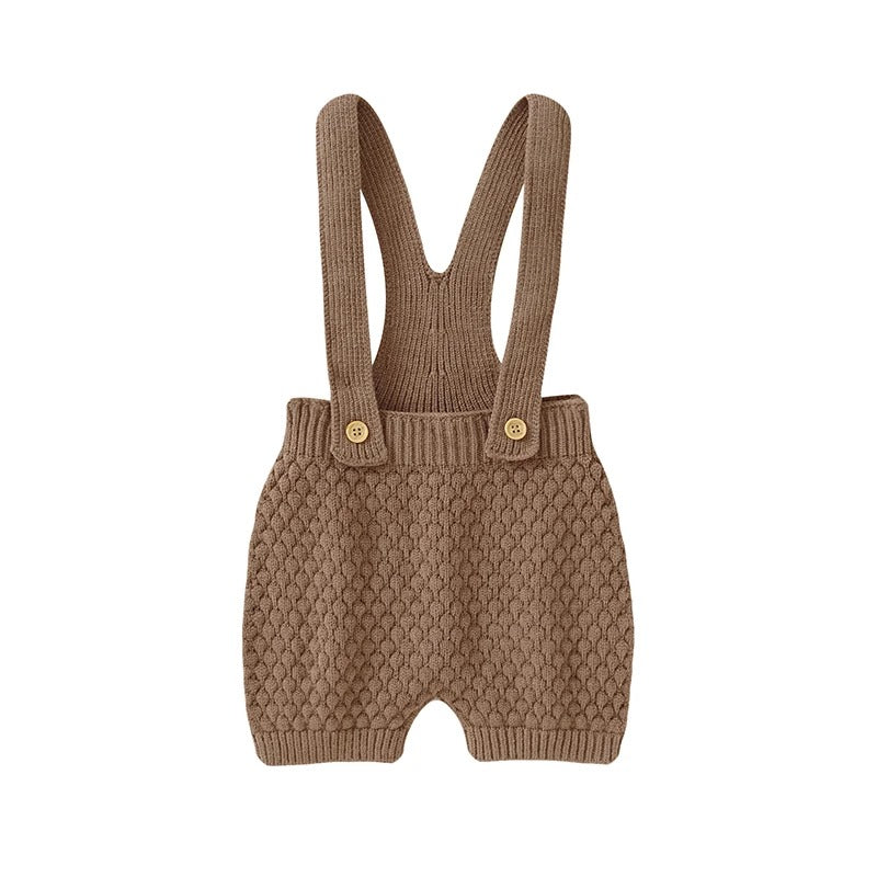Ärmlös Babyromper – Somrig, Stickad & Unisex