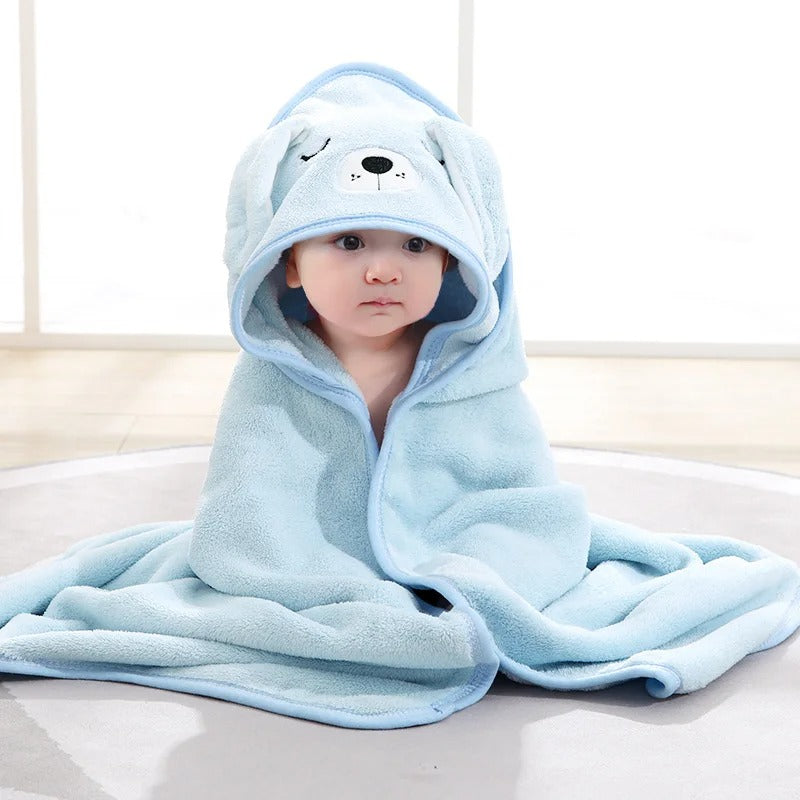Hooded Baby Badcape – Köp 2, få fri frakt