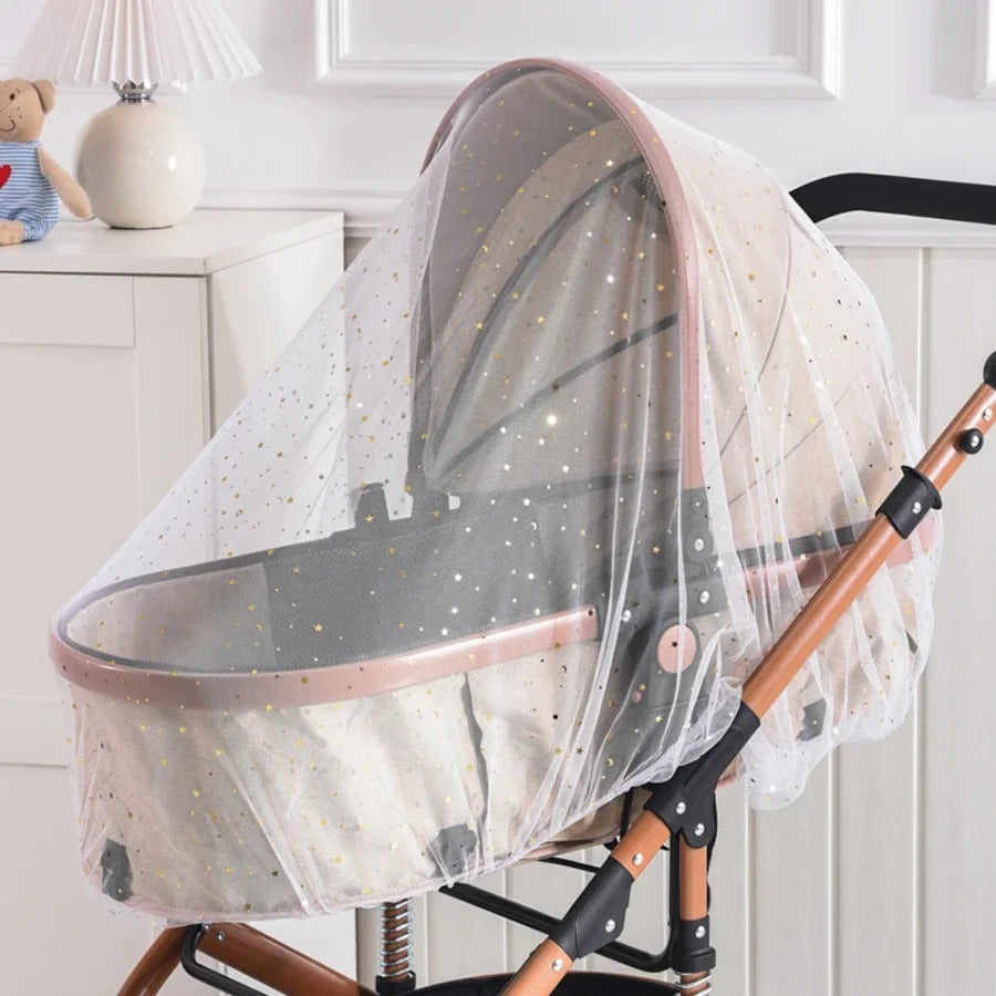 Universalt Insektsnät för Barnvagn – Skydda Din Baby mot Mygg & Insekter