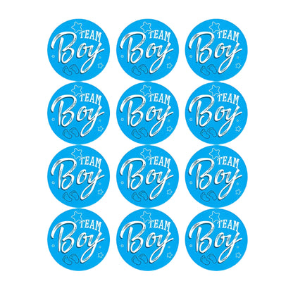 Team Boy / Team Girl Klistermärken – 60/120 st